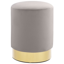 Пуф VLX Pouf 249834, золотой/серый, 26.5 см x 26.5 см x 38 см
