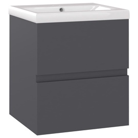 Шкаф для раковины VLX 3071533, серый, 38.5 x 41 см x 45 см