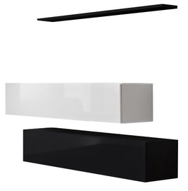 ASM Switch SB II Hanging Cabinet/Shelf Set Black/White