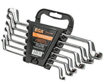Ega Offset Ring Spanners Set 8pcs