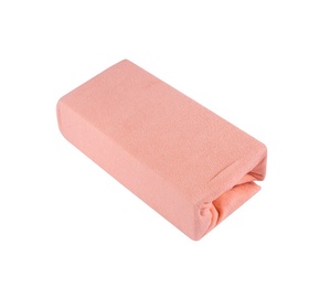 Voodilina Domoletti Terry Peach 125GSM, roosa, 140 x 200 cm, kummiga