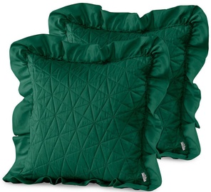 AmeliaHome Tilia Pillowcase Dark Green 45x45cm 2pcs