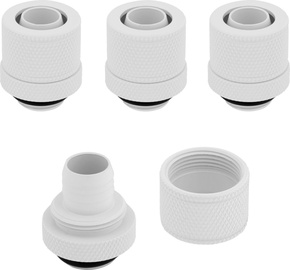 Corsair Hydro X Series XF Compression 10/13mm ID/OD Fitting Four Pack White