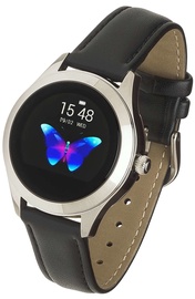 Išmanusis laikrodis Garett Women Naomi Black Leather