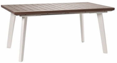 Dārza galds Keter Harmony Extendable, brūna/balta
