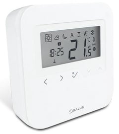 Термостат Salus Controls, крепится на стену, белый, 8.5 см, 5 - 35 °С