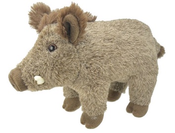 Mīkstā rotaļlieta Wild Planet Wild Boar, bēša, 17 cm