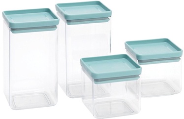 Brabantia Square Canister Set of 4 Mint
