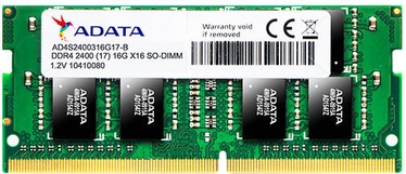 A-Data 16GB 2400MHz CL17 DDR4 SODIMM AD4S2400316G17-S
