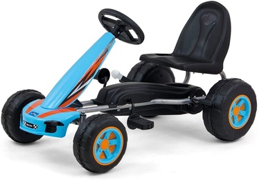 Automobilis su pedalais Milly Mally Go-Kart, baltas