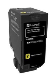 Lexmark 74C2HY0 Return Program Toner Cartridge Yellow