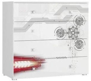 Tuckano Spaceship 06 Chest of Drawers 1000x930x470mm White