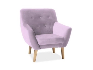 Signal Meble Nordic 1 Velvet Chair Antique Pink