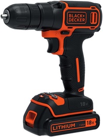 Puur koos akuga Black & Decker BDCD18K-QW, 18 V, 1.5 Ah