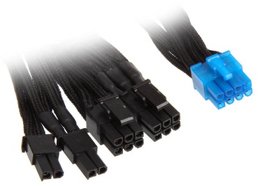 Laidas SilverStone Cable 2x6+2 PCIe PCI Express 6 + 2pin, PCI Express 6+2-Pin, 0.55 m