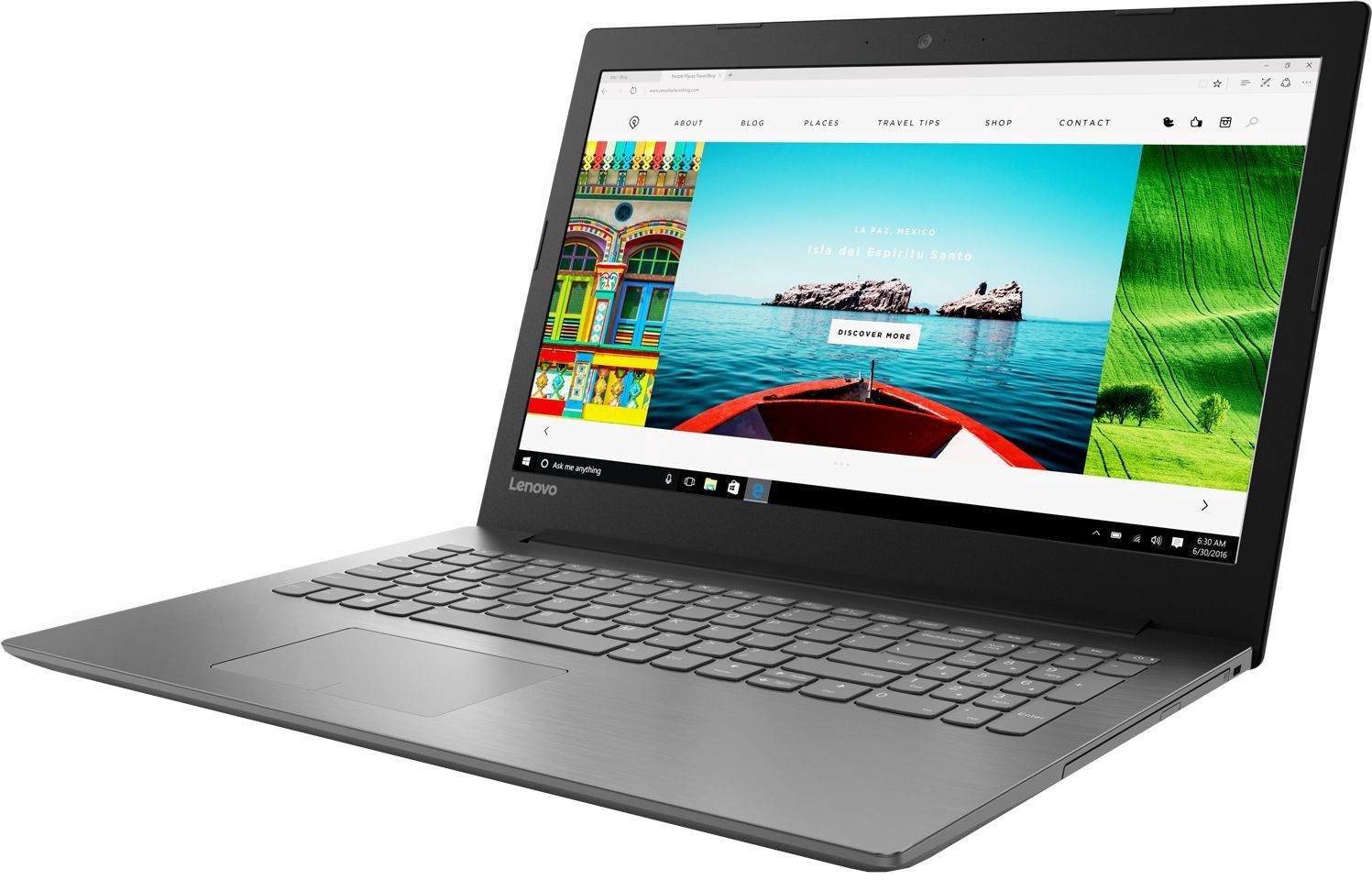 Ноутбук Lenovo IdeaPad 320-15IAP Black 80XR01A6PB, Intel® Pentium®  Processor N4200 (2 MB Cache, 1.1 GHz), 4 GB, 1 TB, 15.6 ″, Intel HD  Graphics 505, черный - K-rauta