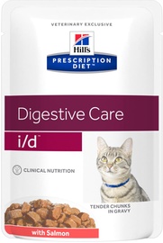 Влажный корм для кошек Hill's Prescription Diet Digestive Care i/d Chicken Salmon, рыба, 0.085 кг, 12 шт.