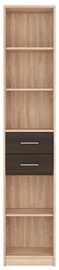Riiul Black Red White Nepo Plus Sonoma Oak/Wenge
