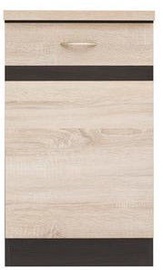 Skapis Black Red White Kitchen Bottom Cabinet Right Junona Line-D1D/50/82P Sonoma Oak/Wenge
