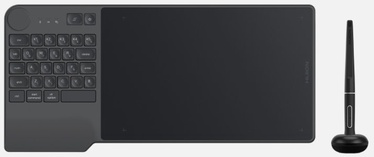 Графический планшет Huion Inspiroy Keydial KD200, 394.5 мм x 187.7 мм x 8.5 мм, серый