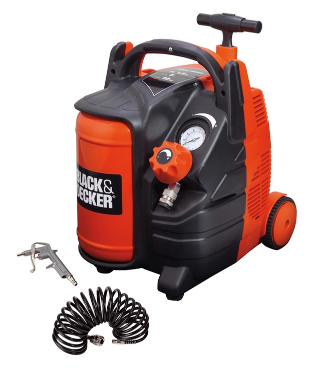 Oro kompresorius Black & Decker BD195/5-MY-T, 1100 W, 230 V