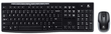 Клавиатура Logitech MK270 EN/RU, черный, беспроводная