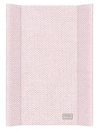 Пеленальный матрас Ceba Baby, 70x50 см, розовый