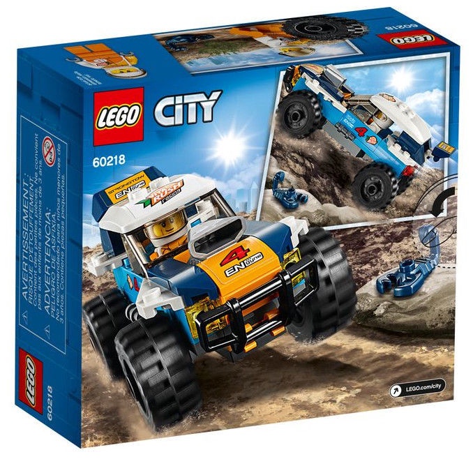Konstruktorius LEGO® City Desert Rally Racer 60218 60218