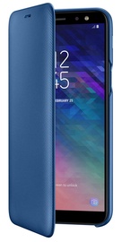 Samsung Galaxy A6 Wallet Case Blue