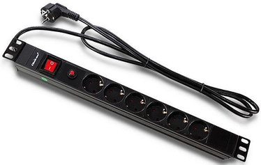 Qoltec Power Strip 2m Black 53993