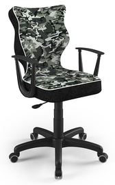 Детский стул Entelo Norm ST33 Size 6, черный/зеленый, 425 мм x 915 - 1045 мм