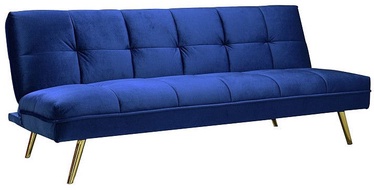 Dīvāngulta Signal Meble Moritz Velvet Dark Blue/Gold, 181 x 106 x 88 cm