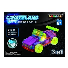 Konstruktor Crystaland, helendav auto, 3 in 1