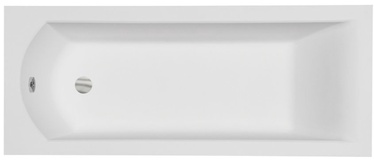 Vanna Besco Shea Slim 140, 1375 mm x 700 mm x 410 mm, taisnstūra