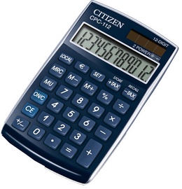 Kalkulators Citizen Calculator CPC 112BLWB