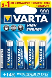 Baterijas Varta, AAA, 3 gab.