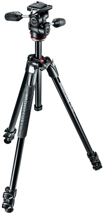 Стойка Manfrotto 290 XTRA Three-Section Aluminum Tripod with 3-Way Head