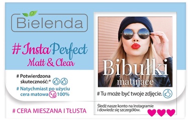 Bielenda #Insta Perfect Matt & Clear Blotting Wipes 100pcs