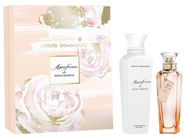 Набор для женщин Adolfo Dominguez Agua Fresca de Rosas Blancas 120 ml EDT + 300 ml Body Lotion