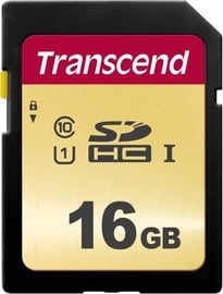 Карта памяти Transcend 500S CL10 UHS-I TS64GSDC500S, 16 GB