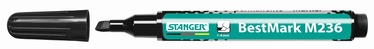 Перманентный маркер Stanger, черный, 10 шт.