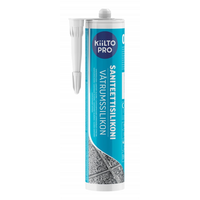 Силикон Kiilto, 310 мл, серебристый/серый
