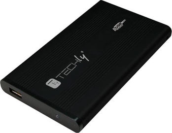 Techly 020317 USB 2.0 IDE HDD 2.5'' Enclosure Aluminium Black