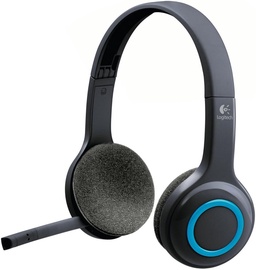 Ausinės Logitech H600 Black/Blue, belaidės