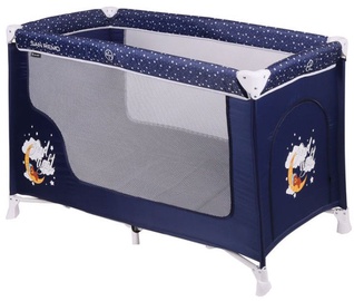 Bertoni Lorelli San Remo I Baby Cot Good Night Bear Blue