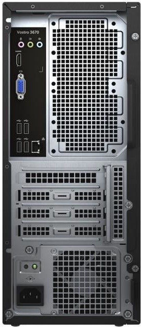 Stacionarus kompiuteris Dell Intel® Core™ i3-8100 Processor (6 MB Cache), Intel UHD Graphics 630, 4 GB