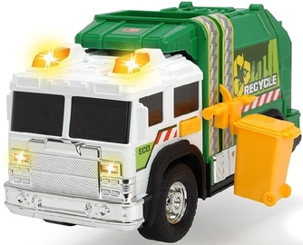 Žaislinė sunkioji technika Dickie Toys Light & Sound Recycle Truck, balta/geltona/žalia