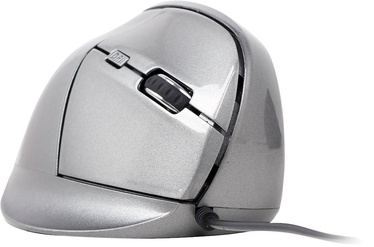 Kompiuterio pelė Gembird MUS-ERGO-02 Space Grey, laidinė, optinė