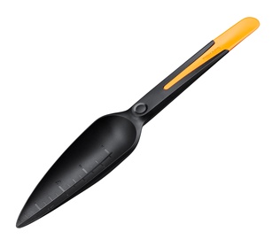 Лопатка Fiskars 1057641, 330 мм, пластик, черный/oранжевый