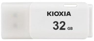 USB zibatmiņa Kioxia Hayabusa, balta, 32 GB